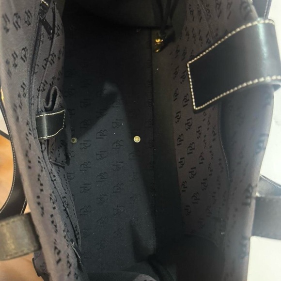 Dooney & Bourke Black Monogram shoulder bag - Picture 5 of 5